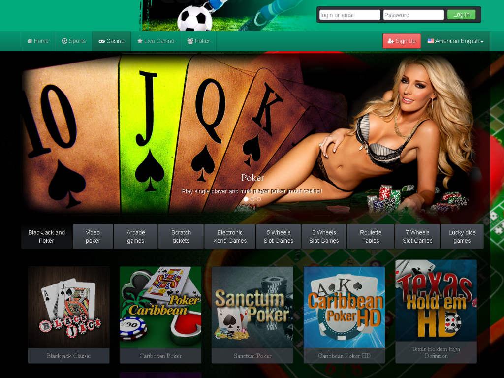 example white label casino website